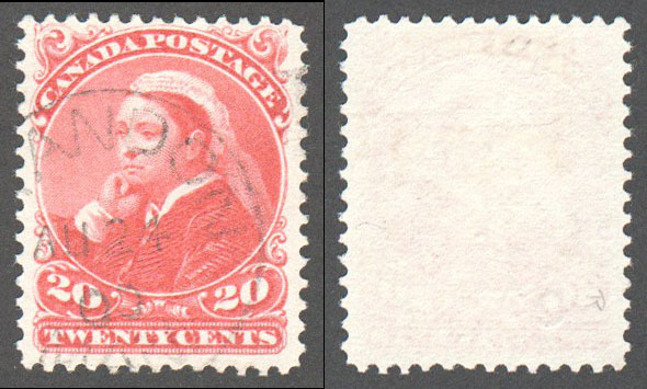 Canada Scott 46 Used VF (P) - Click Image to Close